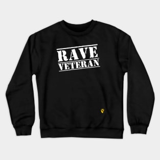 Rave Veteran - White Crewneck Sweatshirt